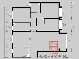 東南智匯城153平米裝修戶型分析